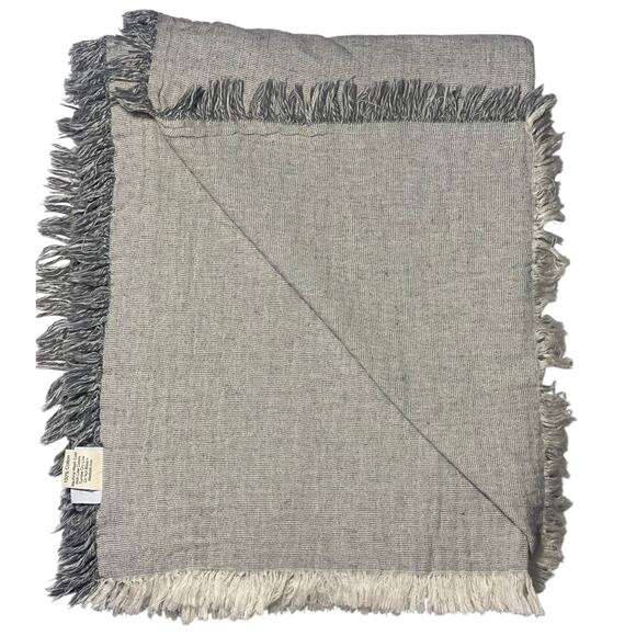 Inup Home Luxury Bedding Gray Throw Approximately 56"x72" - Picture 2 of 5